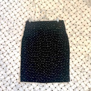 J.Crew B&W holiday skirt Size 4